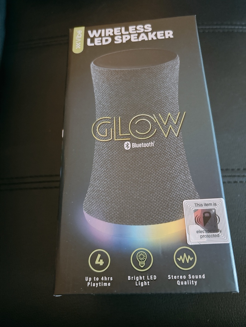 Glow Wireless LED Bluetooth Speaker - Black